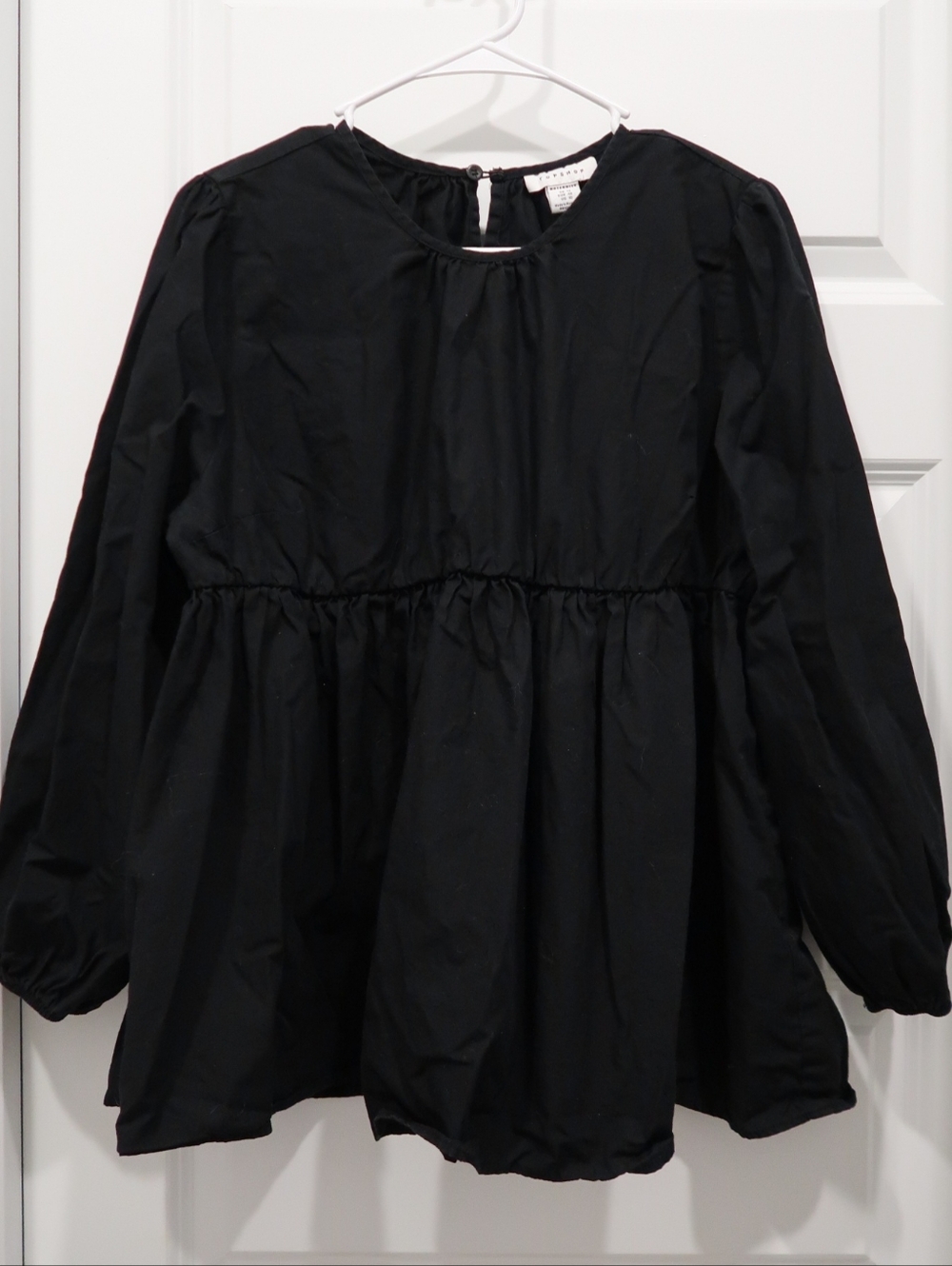 Topshop Puff Sleeve Maternity Top Size 10 Womens